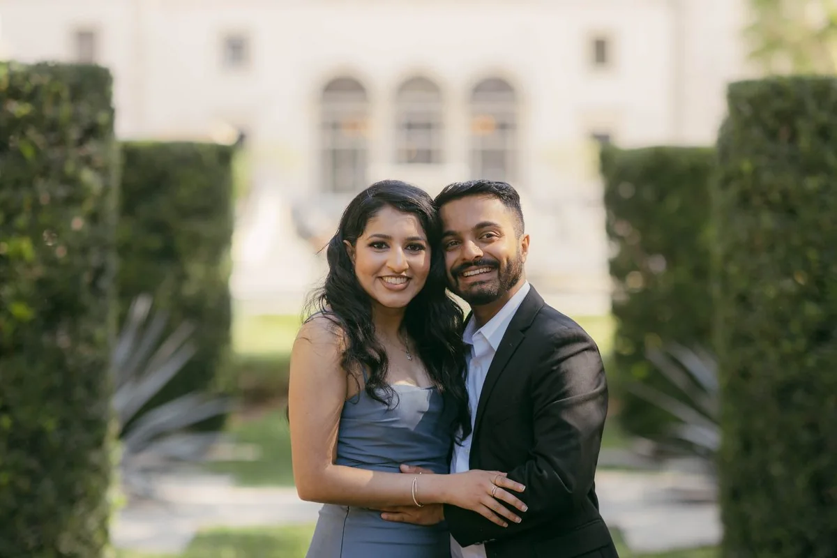 Justin and Angel together at their engagement photo session