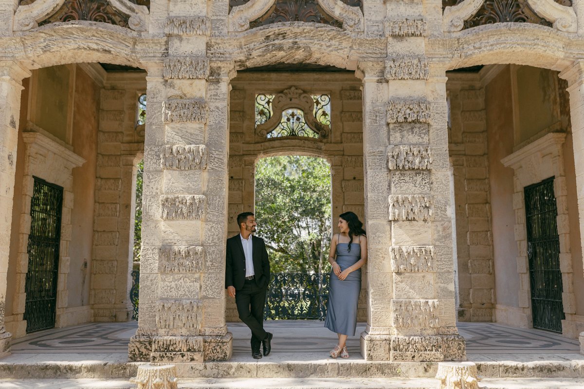 Justin and Angel at Vizcaya
